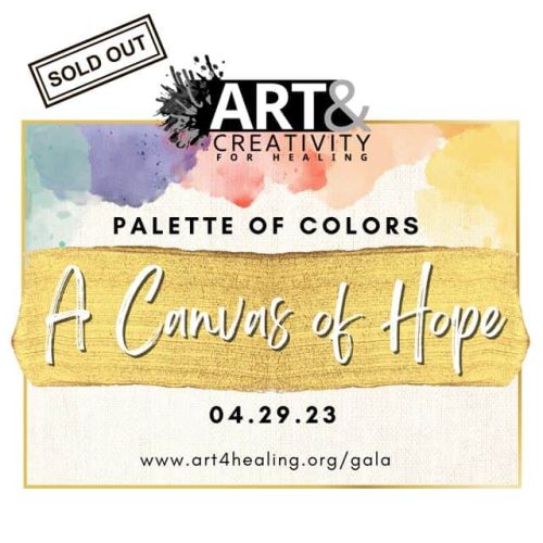 Palette of colors 2023 gala - sold out logo
